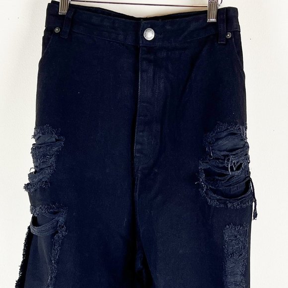 Nasty Gal Organic Distressed Jeans 26 NWT - Picture 4 of 4